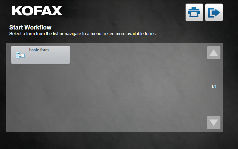 The Start Workflow screen The Start Workflow screen