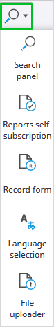 Search Component Panel