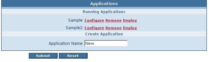 application section