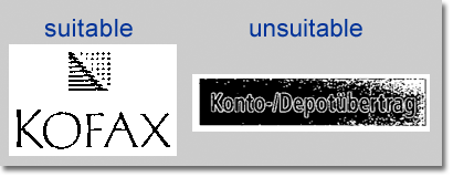 An image that shows suitable and unsuitable examples for a graphic anchor. An image that shows suitable and unsuitable examples for a graphic anchor.