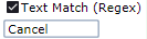 Text (Regex) selector in a component finder