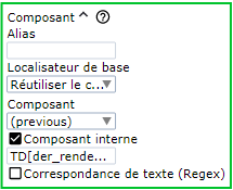 Localisateurs relatifs à l'élément trouvé Localisateurs relatifs à l'élément trouvé