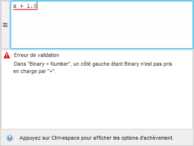 Éditeur d'expressions dans Device Automation