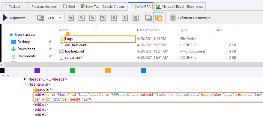 Recherche d'un élément «&nbsp;edit&nbsp;»qui est un deuxième enfant