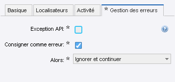 Ignorer et continuer
