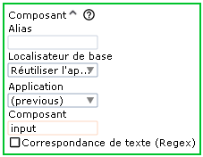 Localisateur d'application qui réutilise le localisateur précédent