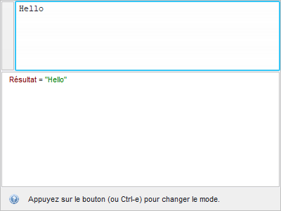 Éditeur d'expression Device Automation en mode Valeur