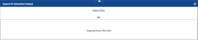 Import KV Extraction Rules