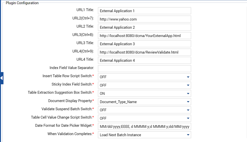 Validate Document plugin