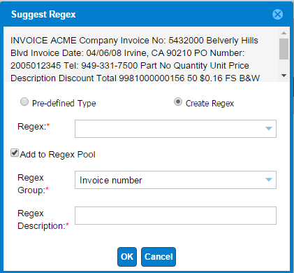 Add to Regex pool check box