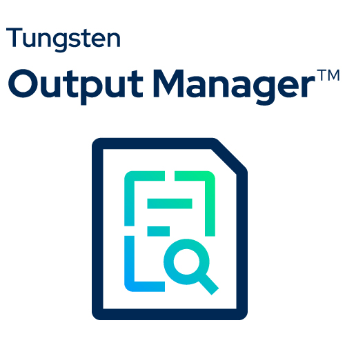 Tungsten Output Manager